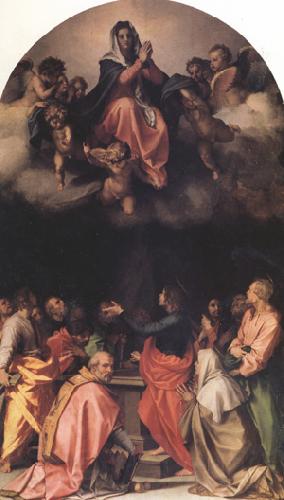 Andrea del Sarto Assumption of the Virgin (nn03) France oil painting art
